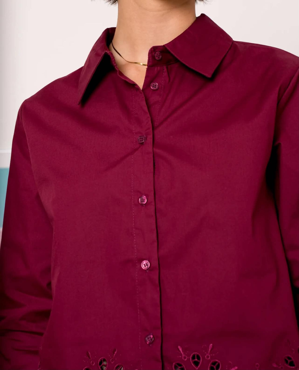 Chemise Garance – Prune Brodée
