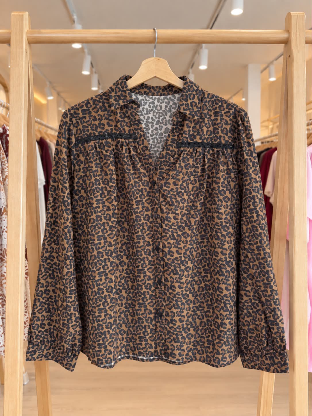 Chemise Léonie – Imprimé léopard