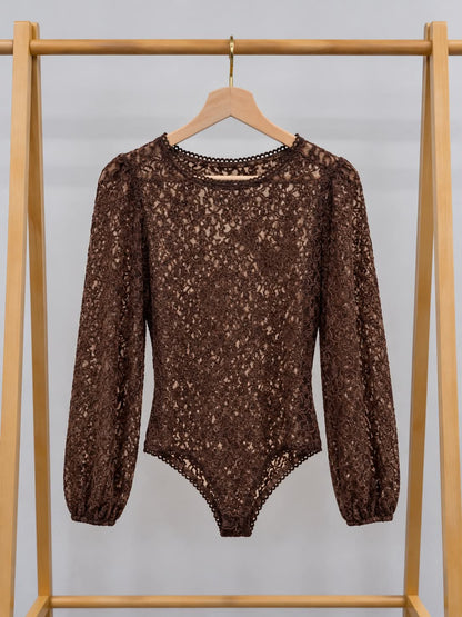 Body CHIARA – Dentelle Chocolat