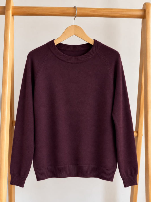 Pull Maëlle Aubergine