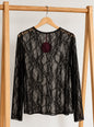 Top LOUISON – Dentelle Noir