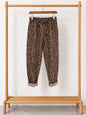 Pantalon Léopard NAYA – Velours Camel