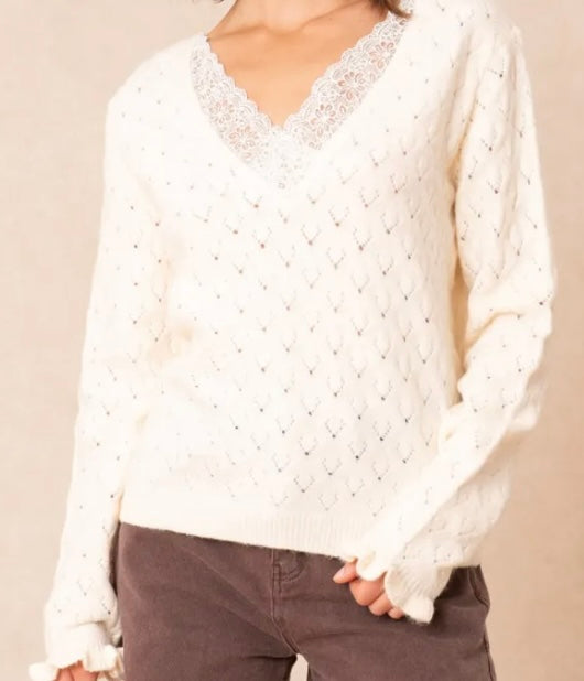 Pull Rosalie – Écru
