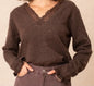 Pull Rosalie – Chocolat