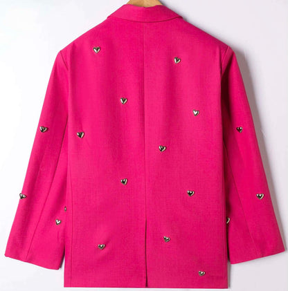 Blazer fushia Élodie
