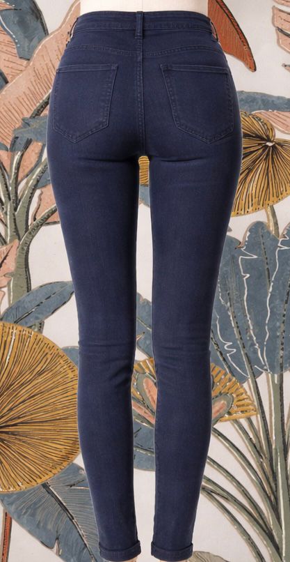 Jean slim bleu marine