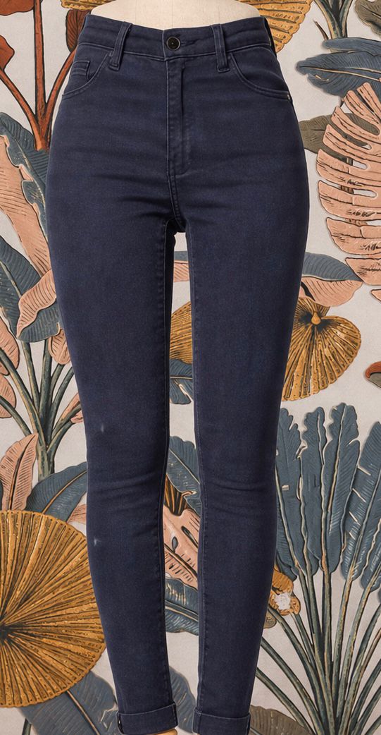 Jean slim bleu marine