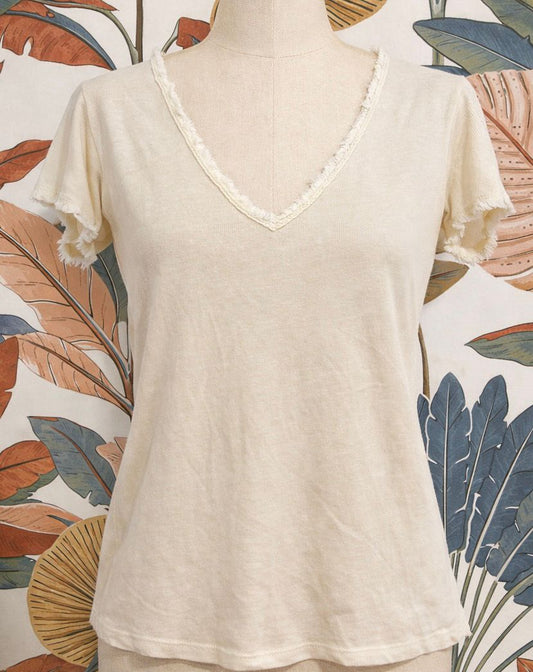 Tee-shirt Victoria beige