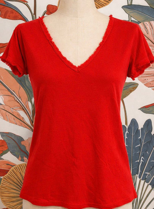 Tee-shirt Victoria Rouge