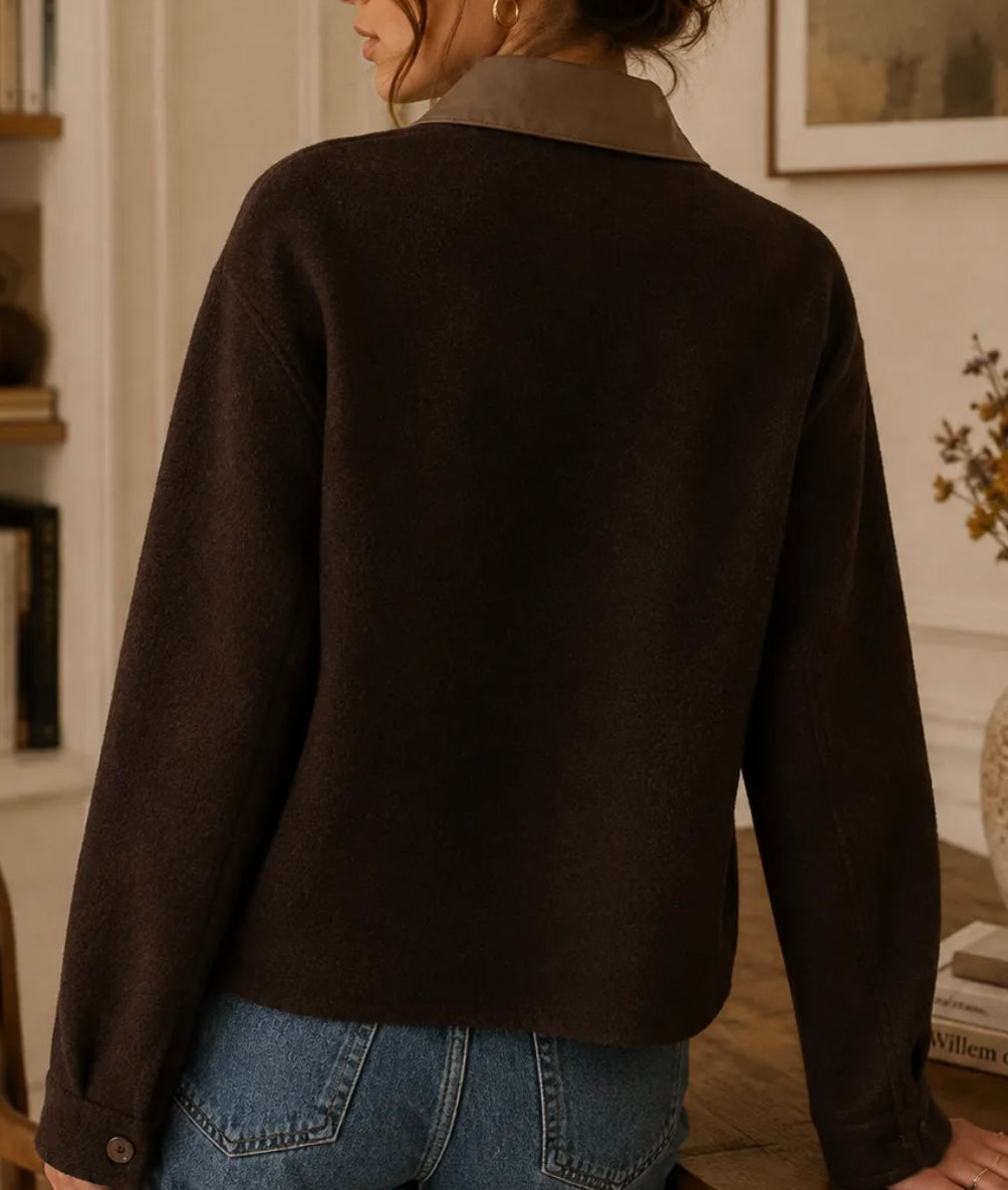 Gilet Camille – Chocolat